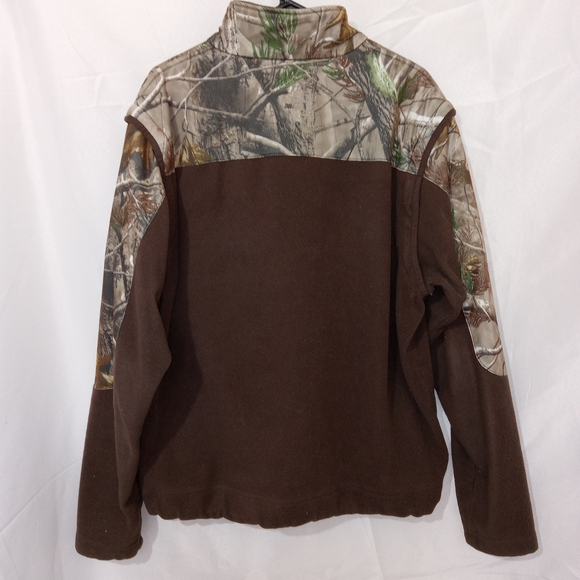 Rocky Realtree Camo Fleece Jacket – Men’s Size XL Full Zip - Removable Sleeves - Picture 5 of 12